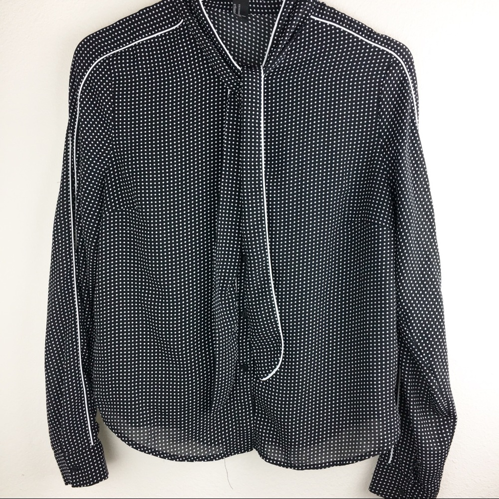 Forever 21 polka dot blouse